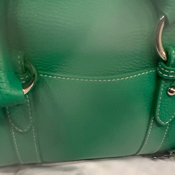 Dooney & Bourke Vibrant Green Satchel with Wallet - Picture 10 of 14